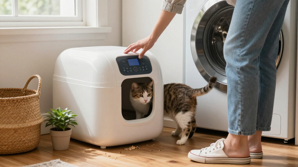 automatic cat litter boxes