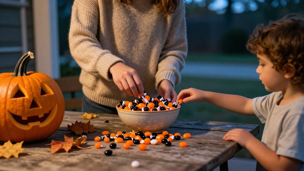Halloween candy bowls