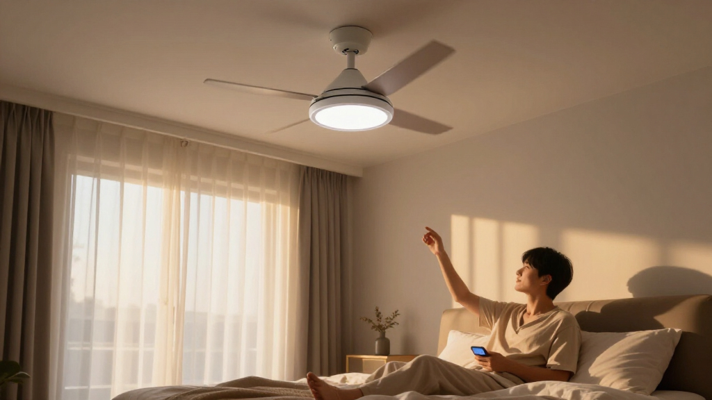 smart ceiling fans for bedrooms