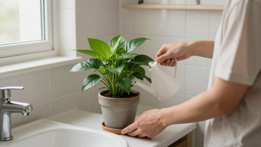 plant for bathroom