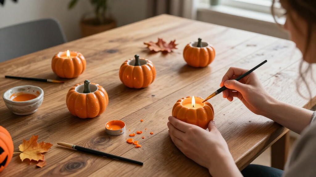 Halloween candle holders