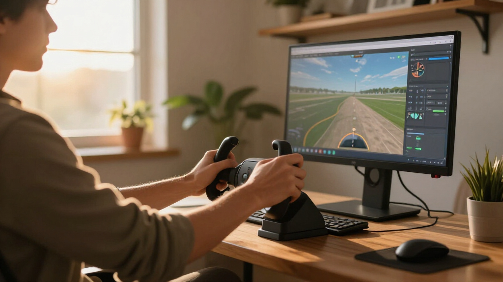flight yoke for vr