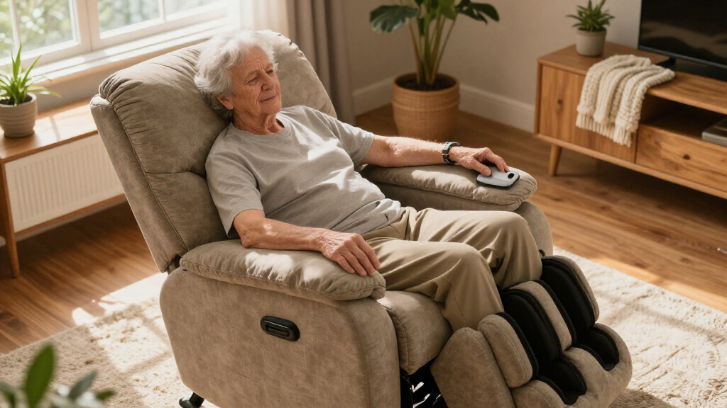 dual motor power lift recliner chair with massage and heat for elderly people