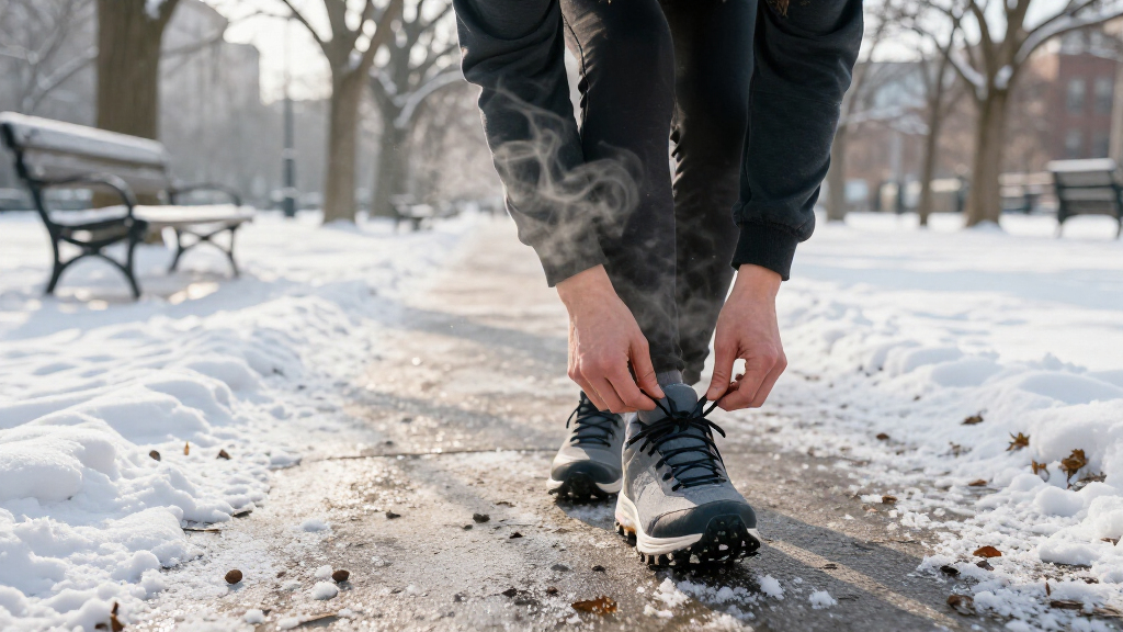 winter running shoes for icy roads
