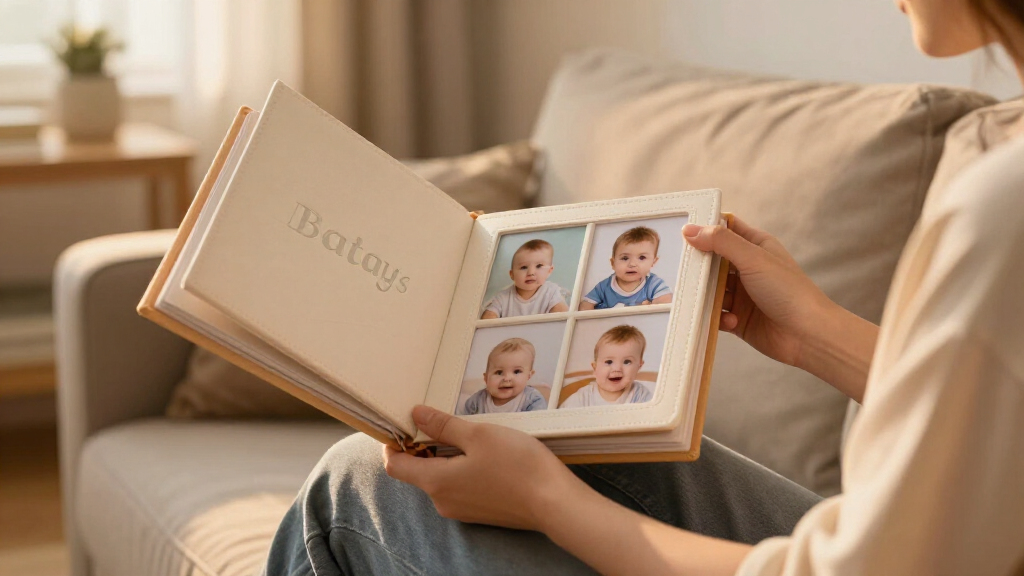 personalized baby photo album with name