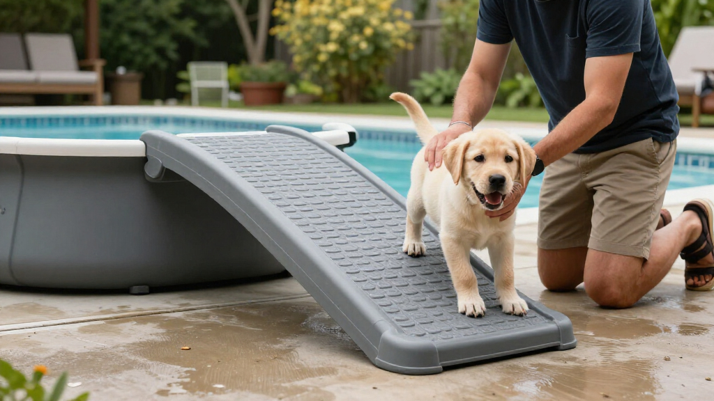 dog pool ramps heavy duty