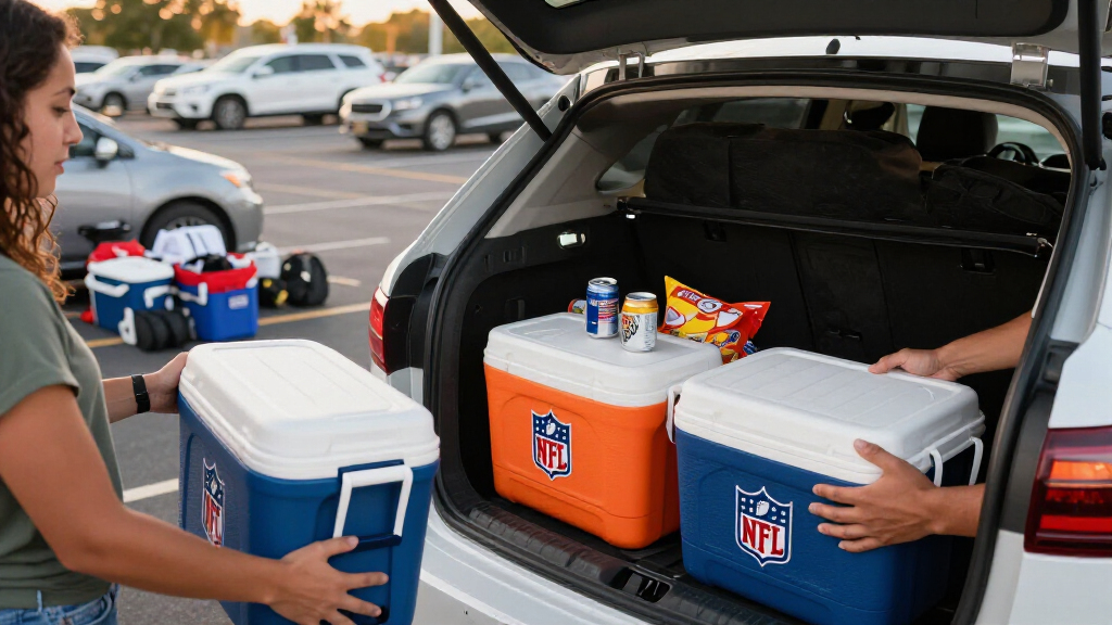NFL tailgating coolers
