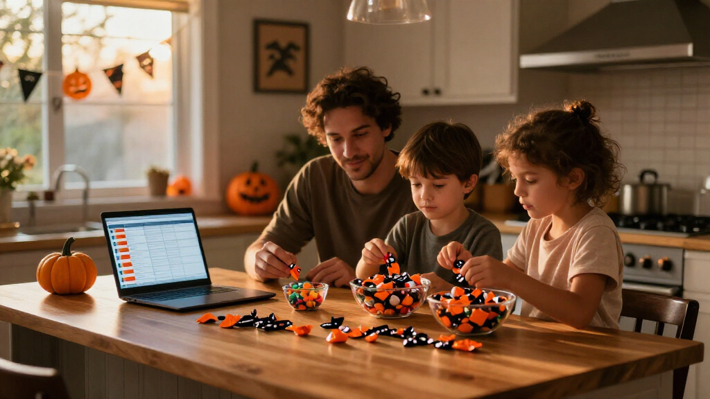 Halloween candy budget planners