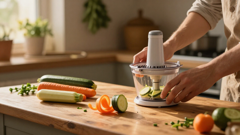 combo food processor and spiralizer