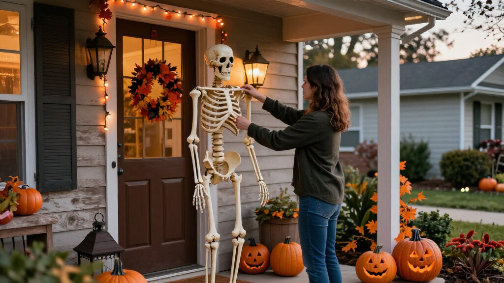 Halloween animatronic decorations