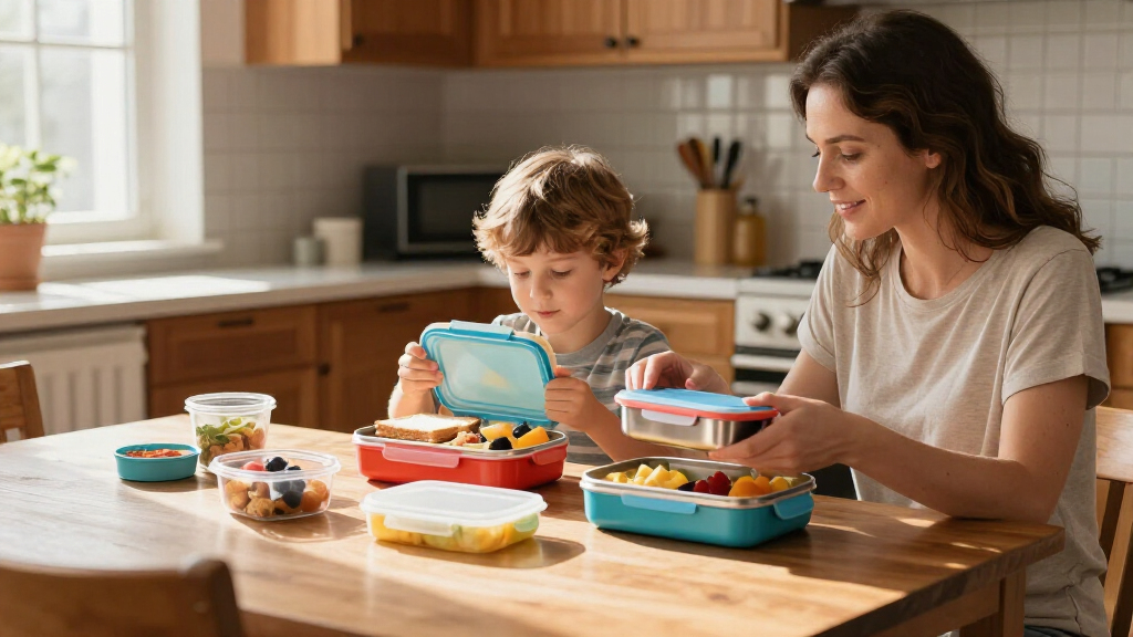 school lunch food containers