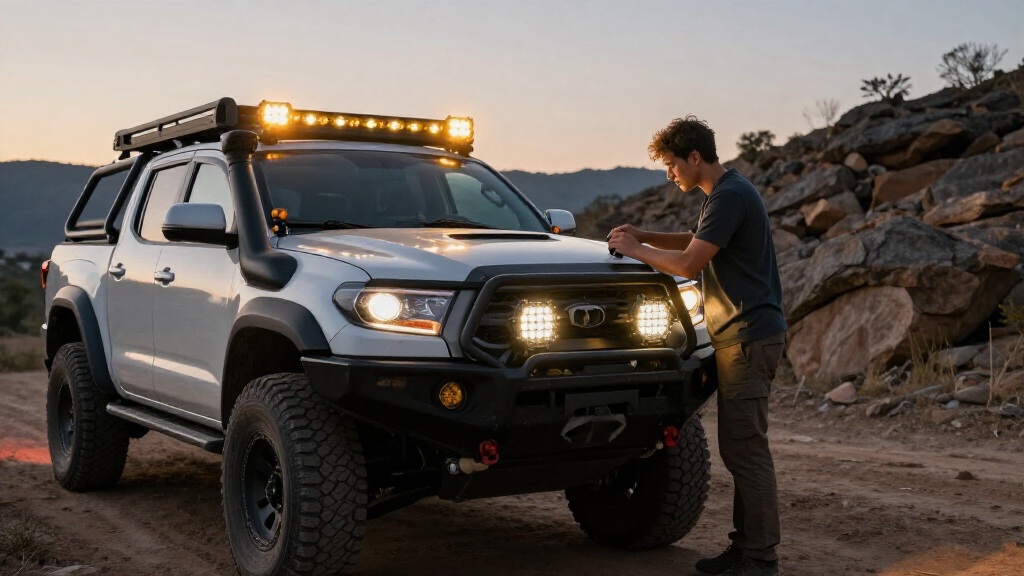 off-road vehicle LED light bars