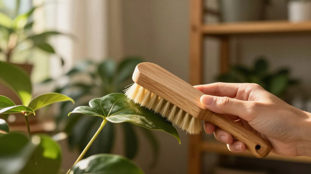 gentle footprint cleaning brushes