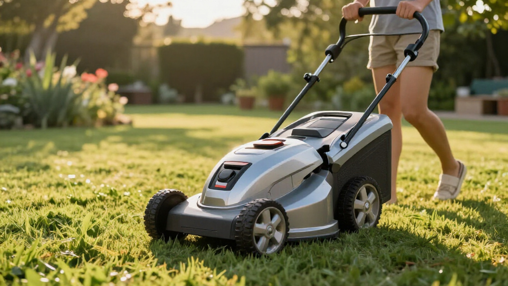 best electric lawn mower premium
