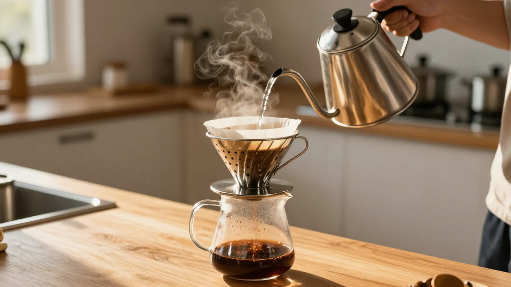 stainless steel pour over coffee drippers