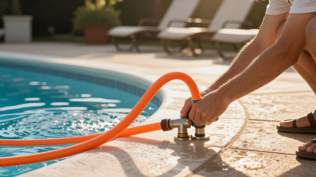 pool water discharge hoses