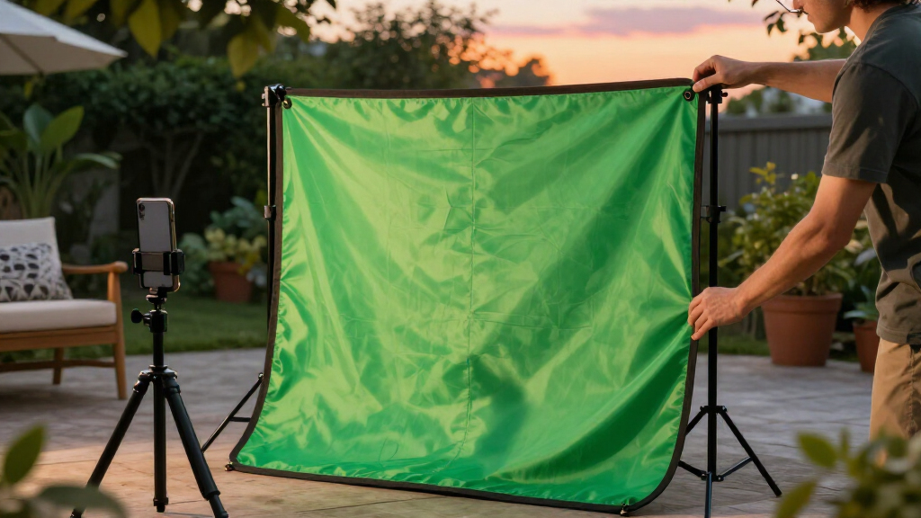 portable greenscreen backdrop kits