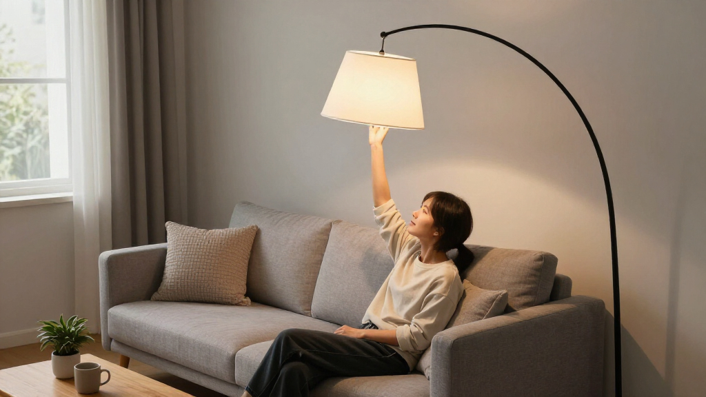 arc floor lamp for couch