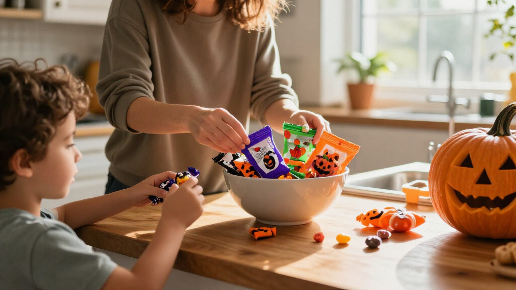 Halloween candy assortment packs
