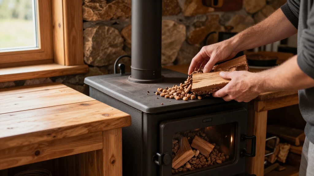 pellet stoves for offgrid cabins