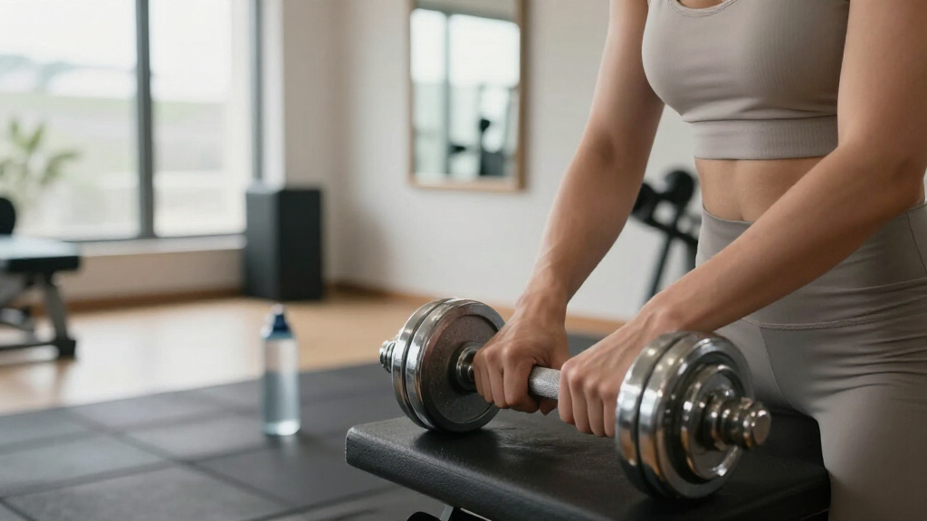 compact adjustable dumbbells
