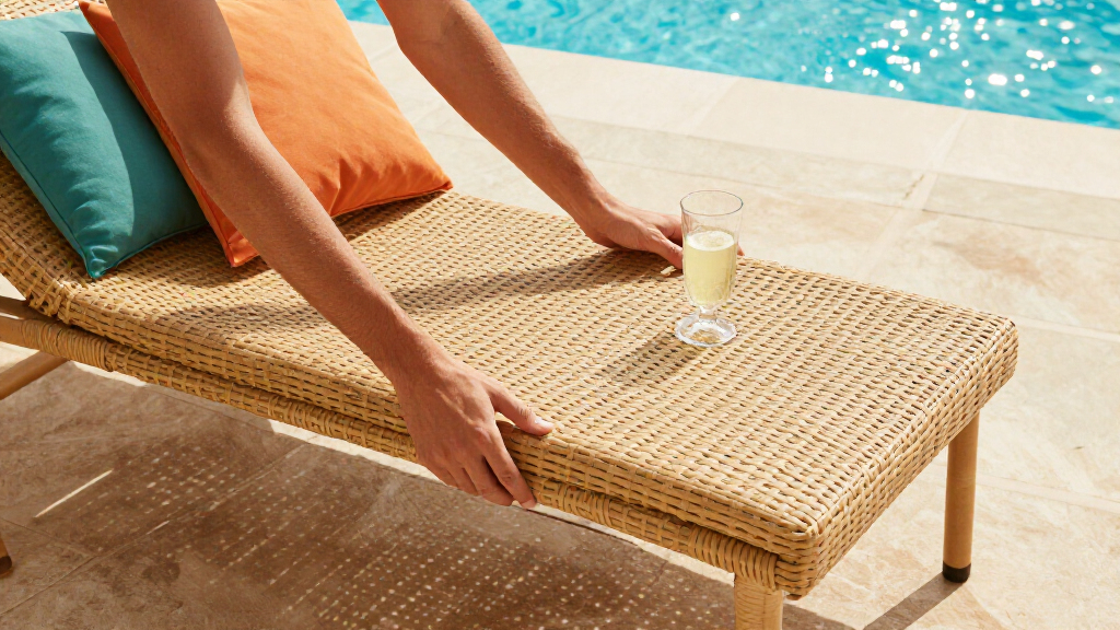poolside chaise lounge sets