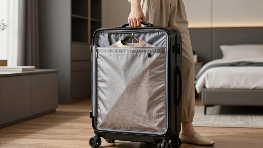 carry on garment sleeve suitcase hybrid