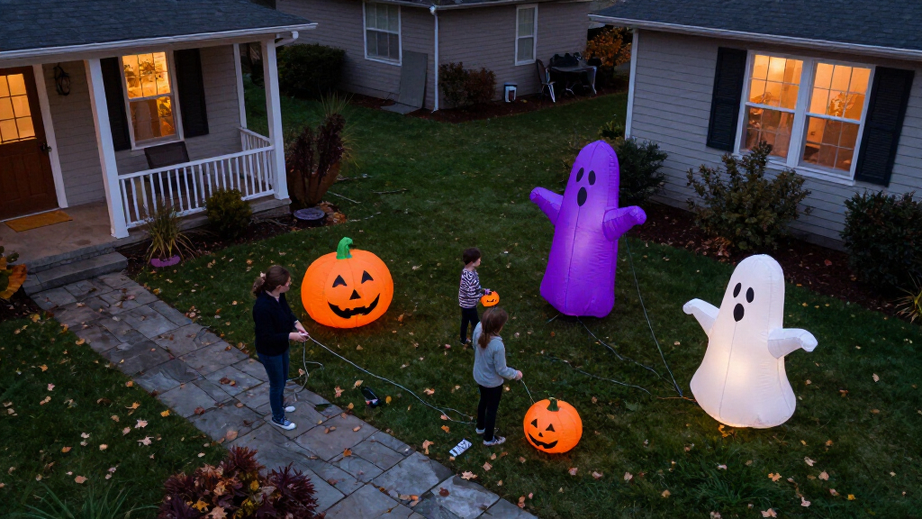 Halloween inflatables for yards