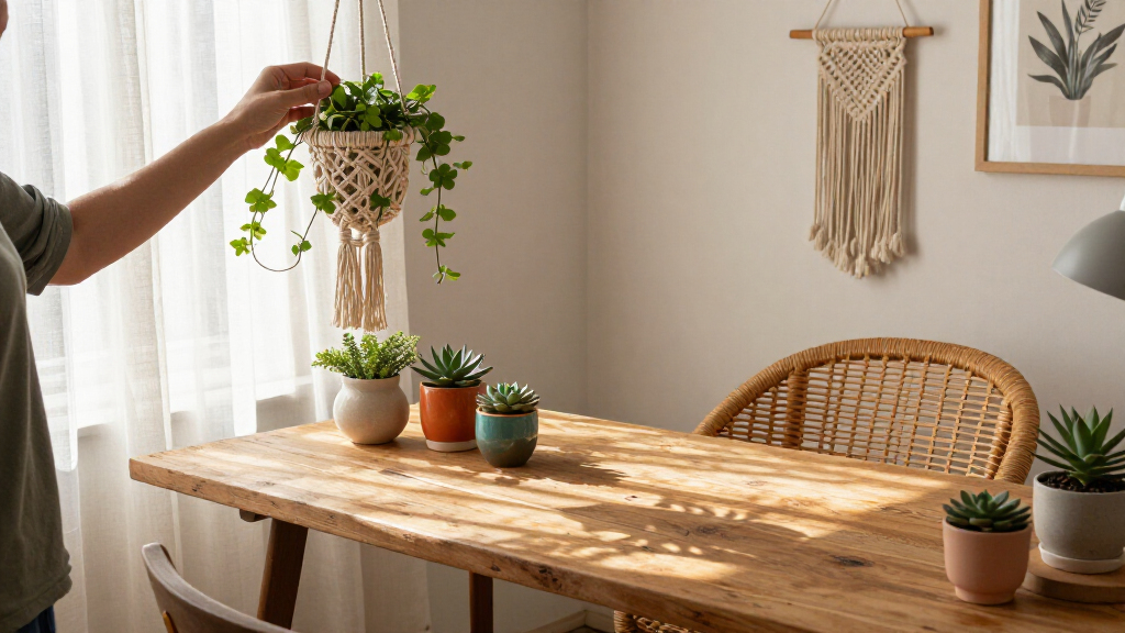 boho desk d%c3%a9cor