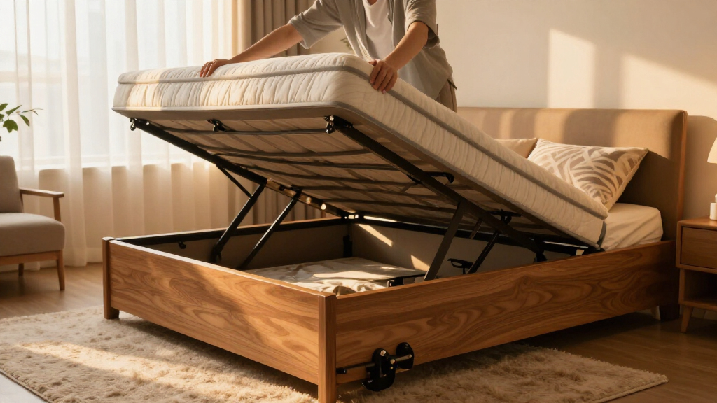best storage bed queen lift up