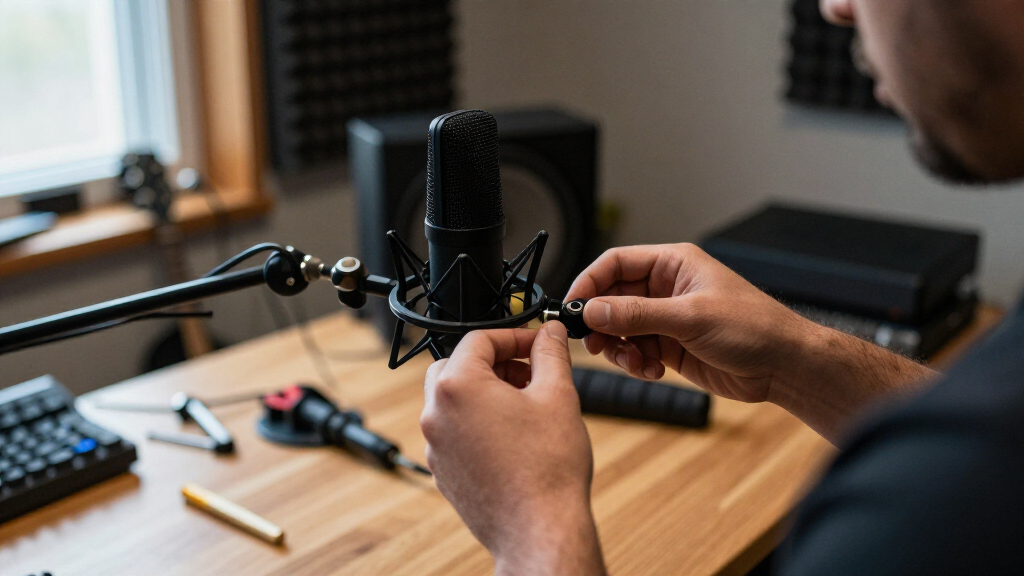 studio microphone shock mounts