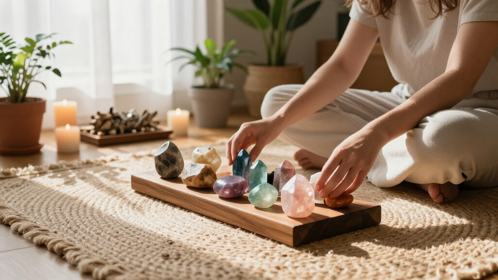crystal healing sets