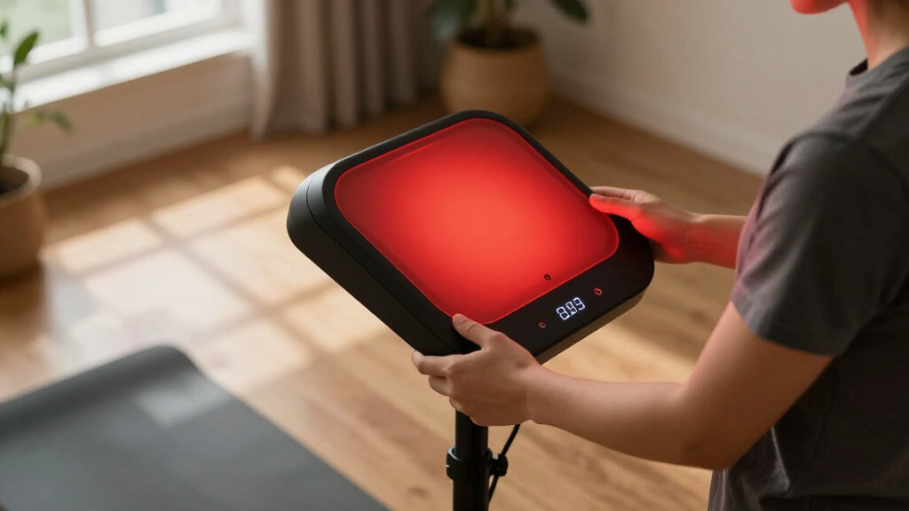 best red light therapy stand panel with timer