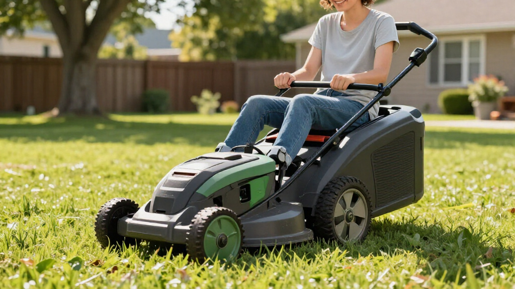 electric riding lawn mowers