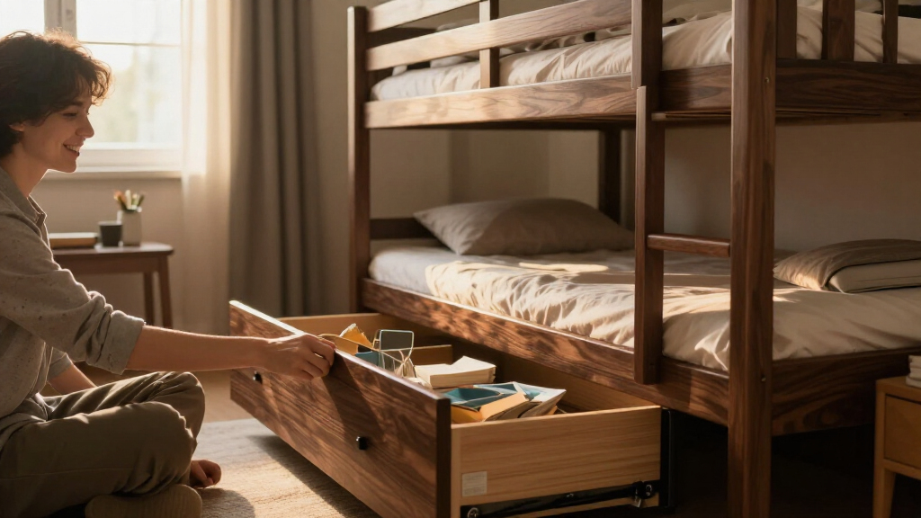 best premium bunk bed with storage