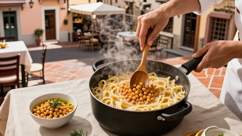 What Makes Pasta e Ceci So Creamy Without Cream?