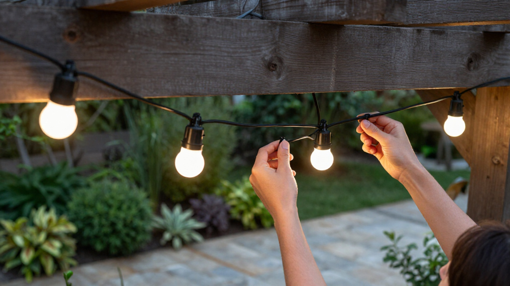 outdoor string lights weatherproof