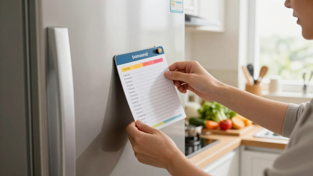 magnetic cooking cheat sheets