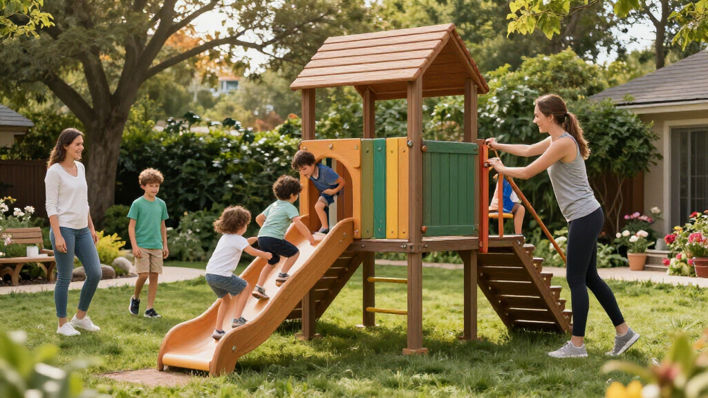 outdoor playsets for backyards