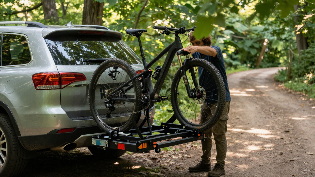 top rated hitch-mounted bike rack for road trips