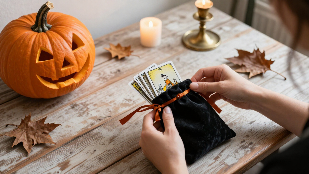 tarot card bags for Halloween
