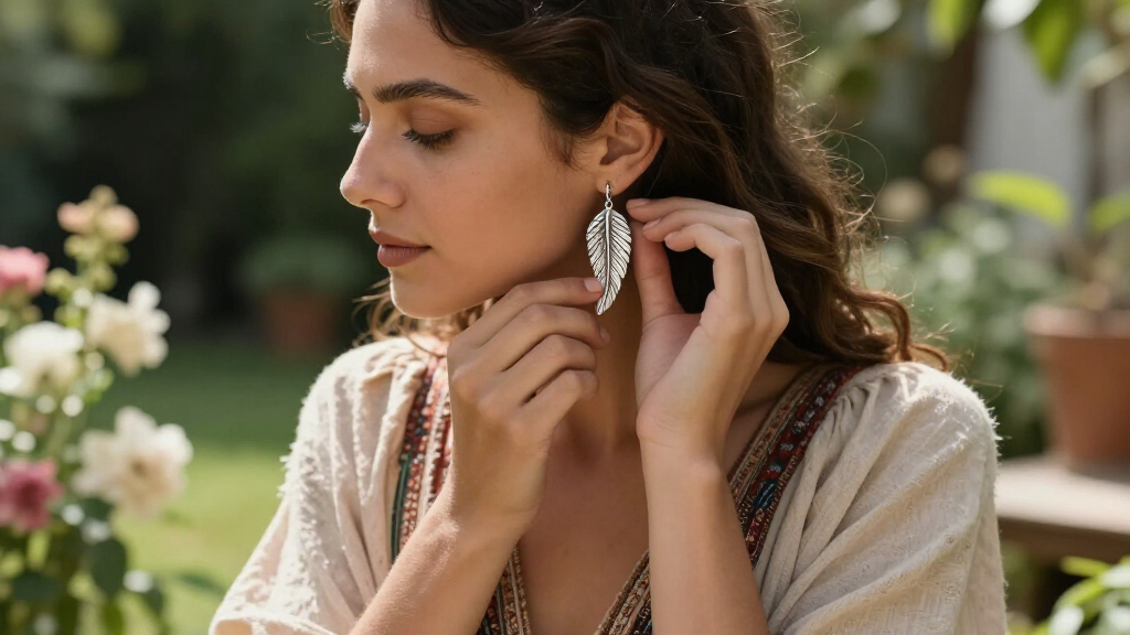 angel wing earrings