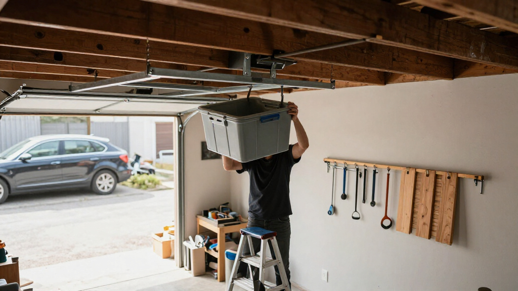 garage ceiling storage racks