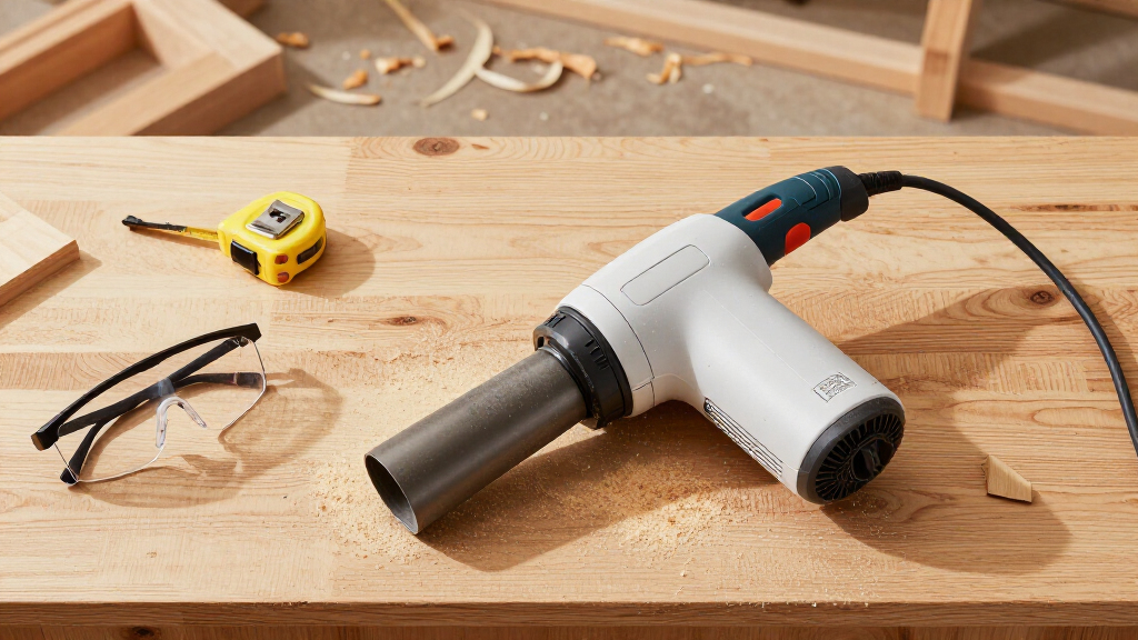 compact dust extractor for woodworking
