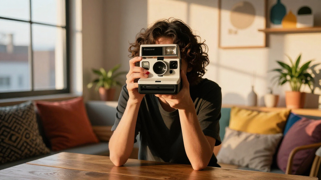 instant cameras polaroid style