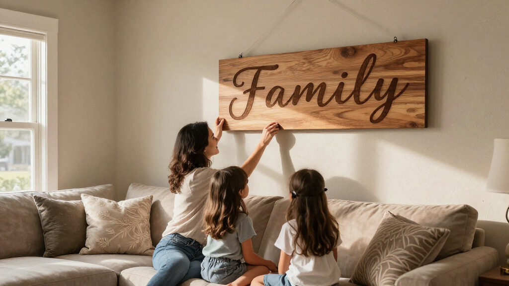 best personalized family name signs for wall decor