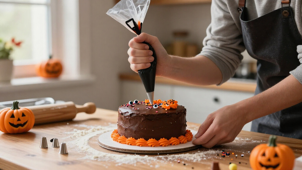 Halloween cake decorating supplies