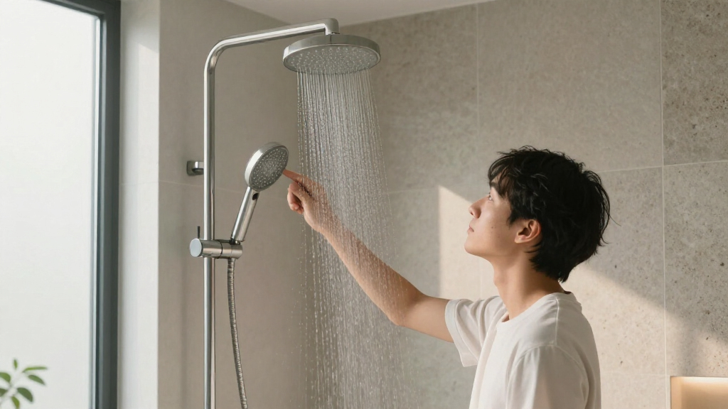 shower panel tower system for rainfall