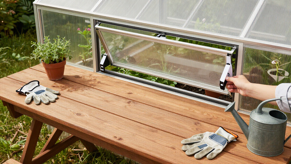 best automatic vent openers for polycarbonate greenhouses