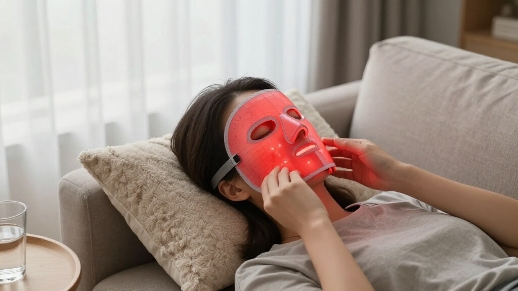 red light therapy mask